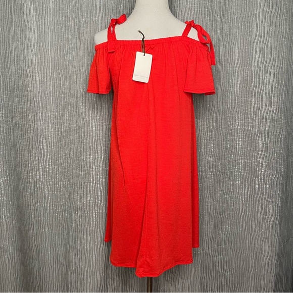 Green Envelope off shoulder mini dress - Picture 3 of 6